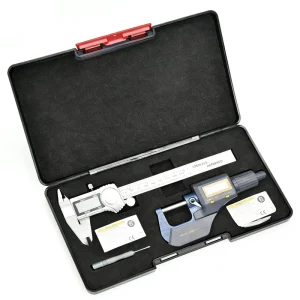 Digital Caliper 602A 150mm Micrometer 0-25mm Stainless Steel Construction LCD Screen +/-0.02mm Accuracy