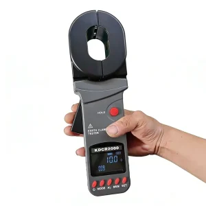 Digital Clamp Ground Resistance Tester High Accuracy Anti interference Earth Resistance Meter for Power Industry