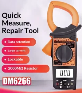 Digital Clamp Meter DM6266 6016B Automatic Range Multimeter Essential Machine Tools Accessory