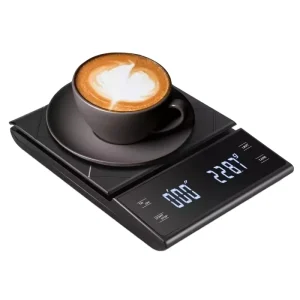 Digital Coffee Scale Platform Touch Screen Timer Kitchen Food Scale for Weighing