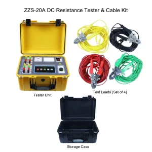Digital DC Resistance Meter for Electrical Equipment and Transformer Testing Applications