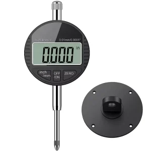 Digital Dial Indicator Gauge 0-12.7mm/0-25.4mm Electronic Digital Protractor Measuring Digital Gauge Indicator Tools