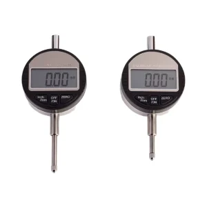 Digital Dial Indicator & Micrometer 0-12.7/25.4mm 0.01mm Precision Measuring Tool with IP55 Protection 1-Year Warranty