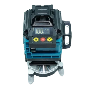 Digital Display 16 Line 4D Green Laser Level 360° Self Leveling Cross Line Laser Measuring Instrument
