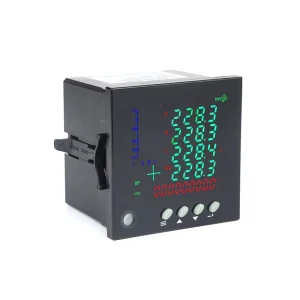 Digital Display 3 Phase Liquid Crystal Multifunctional Power Meter Electric Energy Meter Current Voltage Power Energy Display
