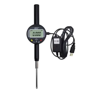 Digital Display Aluminum Alloy Dial Indicator Electronic Micrometer 0.001 Height Gauge Connect Computer PLC Acquisition 485
