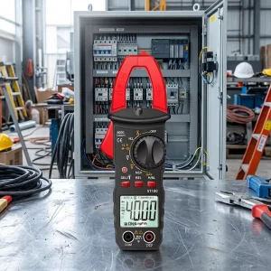 Digital Display Clamp Multimeter AC/DC Voltage Meter Fully Automatic Intelligent Electrician Anti-burn Meter Model ST180