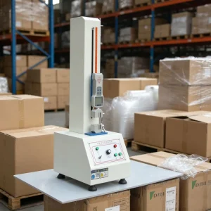 Digital Display Displacement Tensile Breaking Force Tester for Rubber and Leather Material