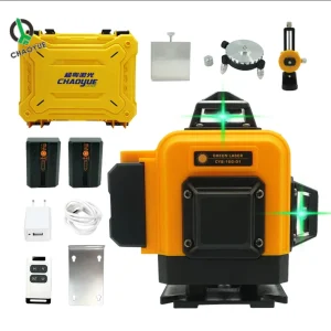 Digital Display Green Laser Level with Remote Control 360° Self Leveling Measuring Tool