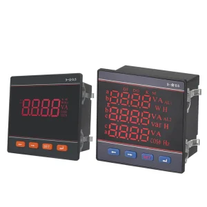 Digital Display Intelligent Three Phase Multifunctional Power Meter Single Liquid Crystal Current Voltage Power Frequency