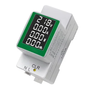 Digital Display Multi-function Rail-mounted Voltage and Current Meter AC 50-300V/100A Tester CN/GUA Model None
