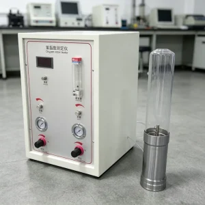 Digital Display Oxygen Index Testing Equipment 0~100% O2 Measuring Range Polymer Combustion Performance Tester