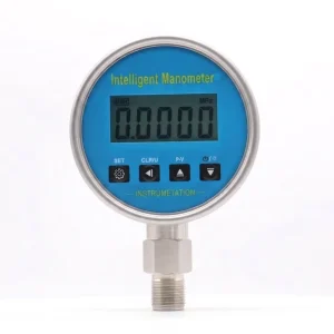 Digital Display Pressure Gauge Low Energy Consumption Large Screen Readout Anti Corrosion Industrial Pressure Gauge