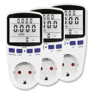 Digital EU Plug Socket Power Consumption Meter Power Energy Meter Power Analyzer for Home
