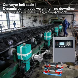 Digital Electronic Conveyor Belting Scale High Precision Oil Pressure Sensor CE ODM OEM to Weigh Coal Mine Bulk Flow Stream