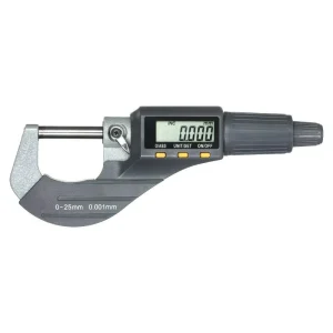 Digital External Micrometer 0-25mm High Precision Electronic Screw Gauge 0.001mm Thickness Measuring Tool