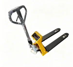 Digital Hand Pallet Truck Scale with High Precision Hydraulic Lift 80mm Fork Height Warranty