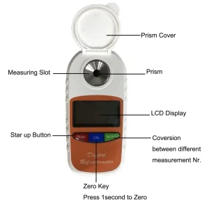 Digital Handheld Portable Refractometer Salinity Tester Meter Aquarium Seawater Salinity Meter