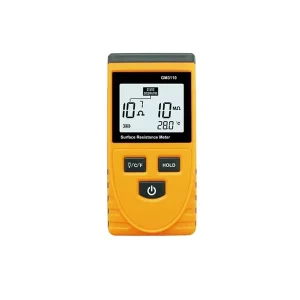 Digital Handheld Surface Resistance Meter Electric Tester with Temperature Display GM3110 Model