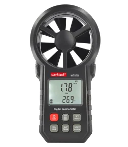Digital High Accuracy ABS Material Handheld Anemometer Wind Speed Meter Multi Unit Temperature Measurement Wind Power Tester