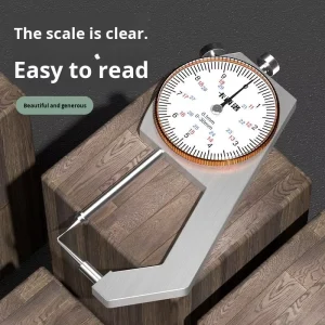Digital High Accuracy Zinc Alloy Thickness Gauge with Flat and Pointed Heads for Plate Steel Pipe Wood