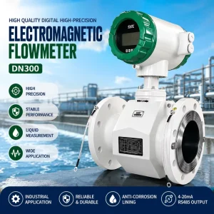 Digital High-Precision Integral Liquid Electromagnetic Flowmeter DN300