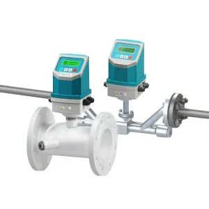 Digital Inline Irrigation Water Flow Meters Ultrasonic 2 Inch with Screen OEM Battery Powered