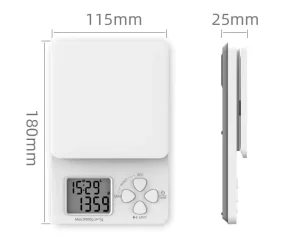 Digital Kitchen Scale 5kg Scales for Cooking Weighing the Weight of Food Kitchen Scale