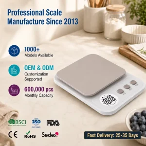 Digital Kitchen Scale Food Scale Electronic Weighing Portable Mini LCD Display High Precision Cooking Baking