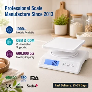 Digital Kitchen Scale Mini Scale 10kg 0.5g Precision LED Backlit Display Removable Tray Food Baking Scale for Home Kitchen Use