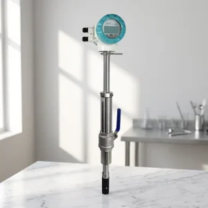 Digital LCD Display IP68 DC24V Clamp type Electromagnetic Water Flowmeter 4 20mA Corrosion resistant Liquid Insert type