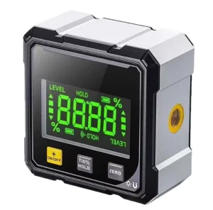 Digital Laser Level Spirit Level High Precision Horizontal Angle Tilt Measurement Electronic Slope Tool Gradient Meter USB