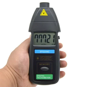 Digital Laser Photo Non Contact RPM Tachometer Speedometer Engine Speed Gauge CE Certified OEM DT2234C 1 Year Warranty