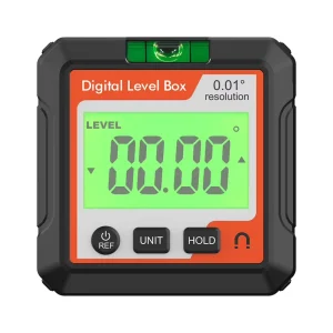 Digital Level Angle Gauge Meter Electronic Protractor Inclinometer with Magnetic LCD Precision Level Box
