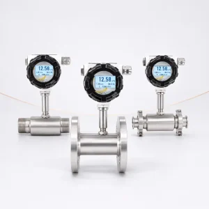 Digital Liquid Turbine Flow Meter with 4 20mA RS485 HART Pulse Output Stainless Steel OEM for Water Oil Chemical