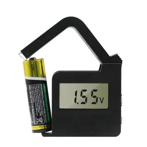 Digital Lithium Battery Capacity Diagnostic Tool Checker LCD Display 1.5V 9V AAA Check Button Battery Universal Voltage Tester