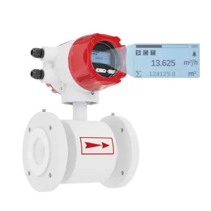 Digital Magnetic Flow Meter Stainless Steel Measures Flow Rates Water Oil Gas Liquid Air OEM 0.3% Accuracy