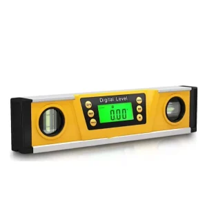 Digital Magnetic Level Tool 10 Inch Torpedo Level and Protractor IP54 Dustproof and Waterproof