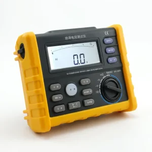 Digital Megohmmeter 2500V Insulation Tester EN61557 Certified with Dual Display and Automatic Discharge Function