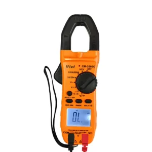 Digital Meter Clamp Type Multimeter 3.5 Count LCD Display Resistance Continuity Testing Clamp Light Backlight Data Hold TRMS NCV
