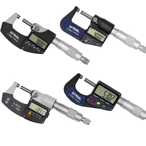 Digital Micrometer 0-1″ 0-25mm Gauge 0.00005″ 0.001mm Thickness Measuring Tool Vernier Caliper Outside Micrometer