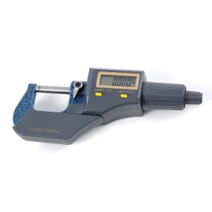 Digital Micrometer 0 25mm High Precision Measuring Tool Outside Micrometer with 0.00005″ 0.001 mm Resolution