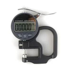 Digital Micrometer 0.001 12.7mm Electronic Thickness Gauge Depth LCD Caliper Width Measurement Micrometer