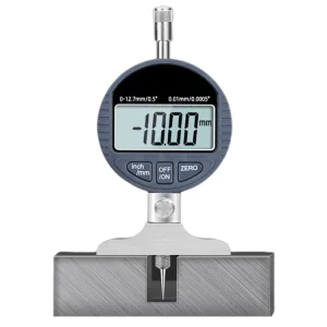 Digital Micrometer 0.01mm Electronic Depth Measuring Instrument Altimeter with Depth Gauge Base Indicator