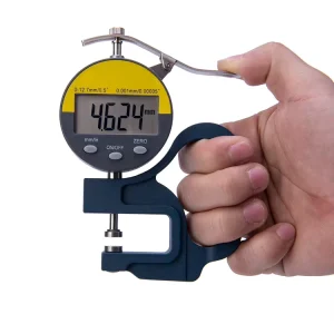 Digital Micrometer Thickness Gauge Range 0 12.7mm Accuracy 0.001mm Paper Film Fabric Tape Thickness Gauge