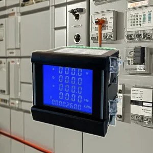 Digital Multifunction Electric Three Phase LCD Energy Meter 0.2 0.5 Accuracy for Industrial Use Collection Monitoring Power Unit