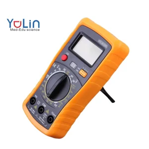 Digital Multimeter Handheld LCD Backlight Compact Lightweight Portable AC DC Ammeter Voltmeter Ohm Tester for School Physics