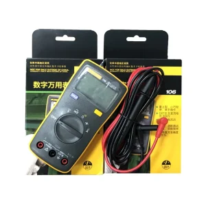 Digital Multimeter Palm Size Portable AC DC Voltage Tester Resistance Continuity Test Tool