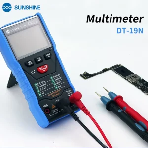 Digital Multimeter Sunshine DT 19N Smart Portable AC DC Voltmeter Resistance Tester for Electronics Circuit Board Maintenance
