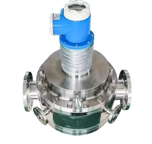 Digital Oval Gear Flow Meter High Temperature High Viscosity Jacket Cast Steel DN80 Oil Water Flow Meter High Accuracy